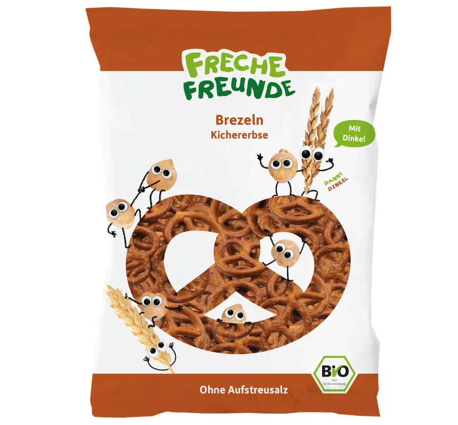 Freche Freunde スナックプレッツェル ひよこ豆 4歳から 75g
