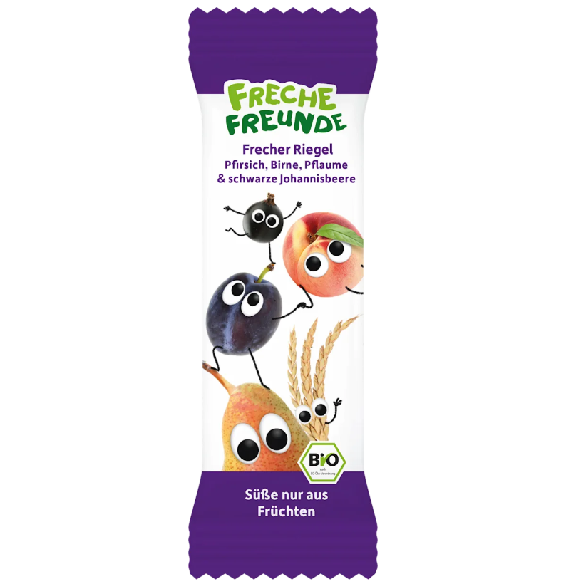 果物バー シリアル入り 洋ナシ・プラム・ブラックベリー味 3歳から 23g×4個(92g)