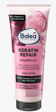 Balea バレアプロフェッショナル シャンプー ケラチンリペア 250ml