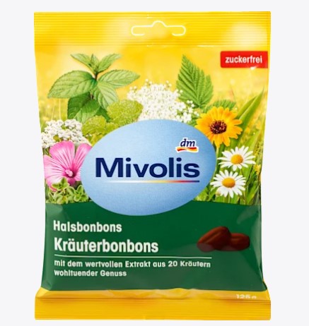 Mivolis 飴 オリジナル ハーブ飴 砂糖不使用125g