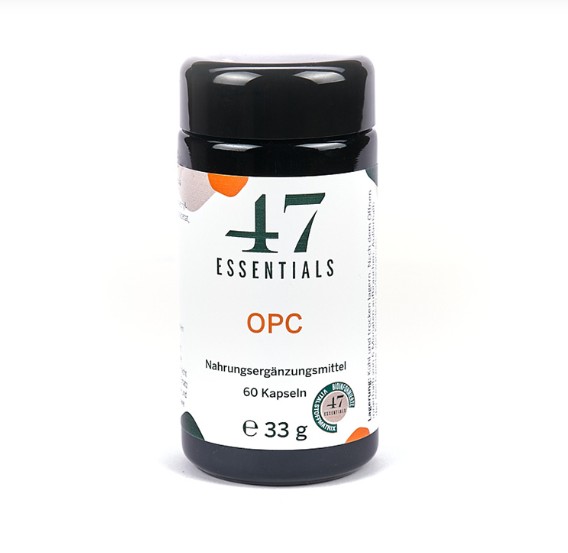 47 essentials OPC カプセル ポリフェノール 95%含有 60錠