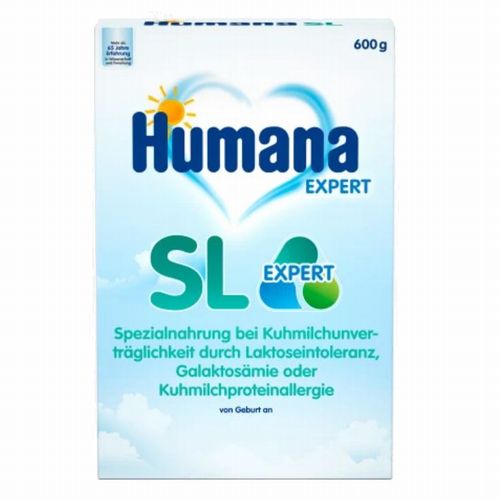 Humana フマナ 粉ミルク 乳製品フリー  (0か月～6ヵ月) 600g × 4個セット
