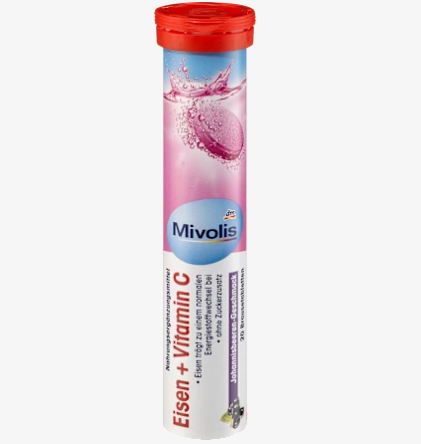 Mivolis 鉄+ビタミンC 発泡錠 20錠