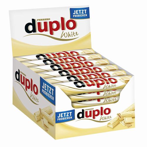 Ferrero duplo ホワイトミルクチョコレートバー 18.2g x 40個入り