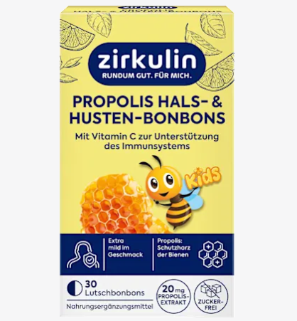 Zirkulin 喉&咳用トローチ 子ども用 30個