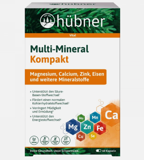 Hubner マルチミネラル コンパクト カプセル 60カプセル