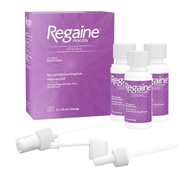 Regaine Frauen Losung 3 X 60ml リゲイン ミノキシジル 女性用 育毛剤 発毛 60ml x 3個入り