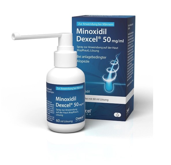 ドイツ製 ミノキシジル 男性用 育毛剤 Dexcel 発毛促進スプレー 60ml
