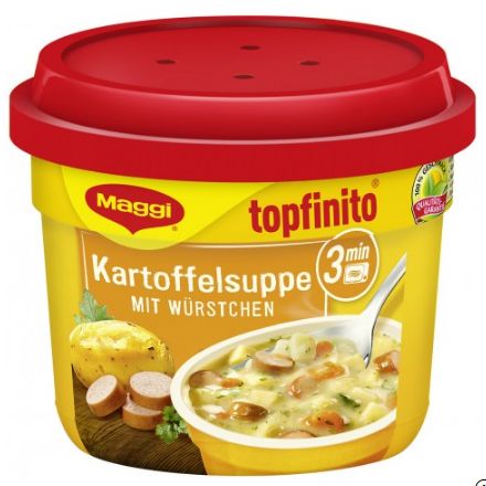 Maggi マギー トップフィニート ソーセージ入りポテトスープ 380g