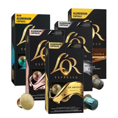 L'OR ミックス 15種類より選択可能  (ネスプレッソ用カプセル) 50カプセル