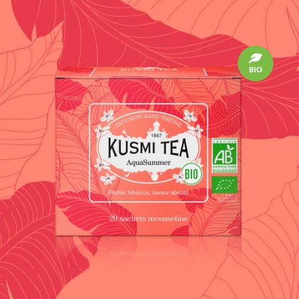 KUSMI TEA クスミティー アクアサマー オーガニック ティーバッグ 20個