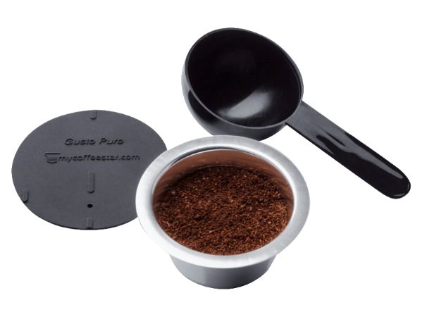 MYCOFFEESTAR Dolce Puro コーヒーカプセル 再使用可能 1セット