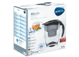 ブリタ(BRITA) Elemarix XL Maxtra+ ウォーターフィルター 黒 1個