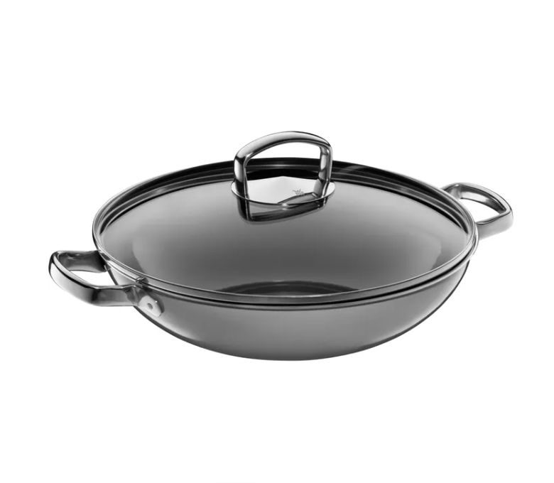 WMF フュージョンテック 中華鍋 (蓋付き、32cm)