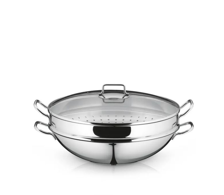 WMF マカオ 中華鍋セット (4点セット、36cm)