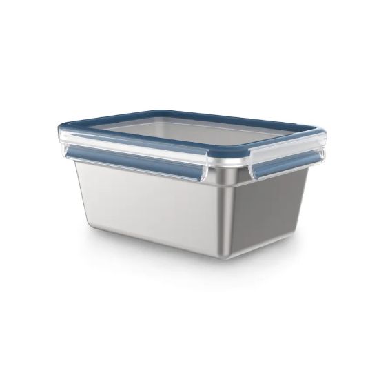 EMSA クリップ&クローズ ステンレススチール製食品保存容器 (2.00L)