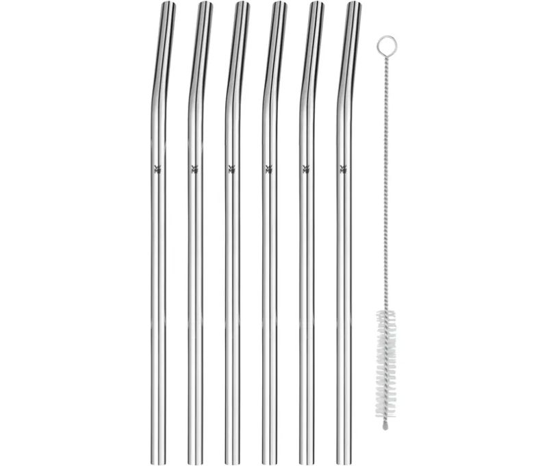 WMF バリック ストロー (6本入り、ブラシ付き、240mm)