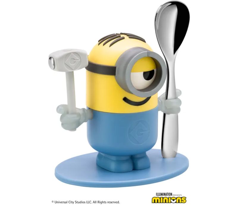 WMF ミニオンズ エッグカップセット (スプーン付き、2点セット)