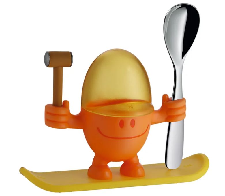 WMF マックエッグ (スプーン付き、2点セット、オレンジ)