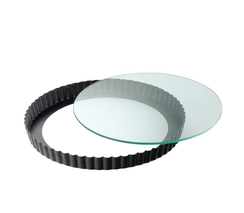 KAISER カイザー インスピレーション タルト＆キッシュパン (取り外し可能ガラス底付き、28cm)