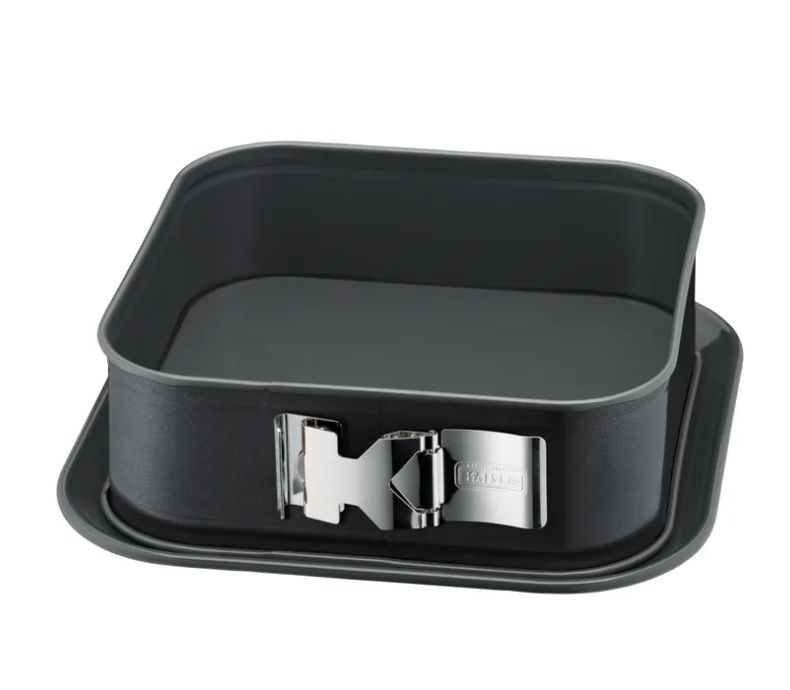 KAISER カイザー ラフォルメプラス 四角形スプリングフォームパン (セーフクリック付き、24 x 24cm)