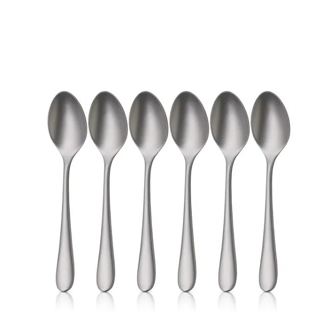 WMF メリット エスプレッソスプーンセット (サンドブラスト加工、Cromargan protect?、6点セット)