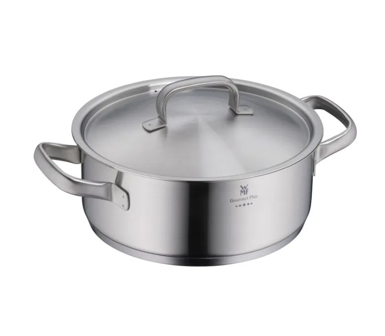 WMF グルメプラス ブレージングパン (蓋付き、24cm)