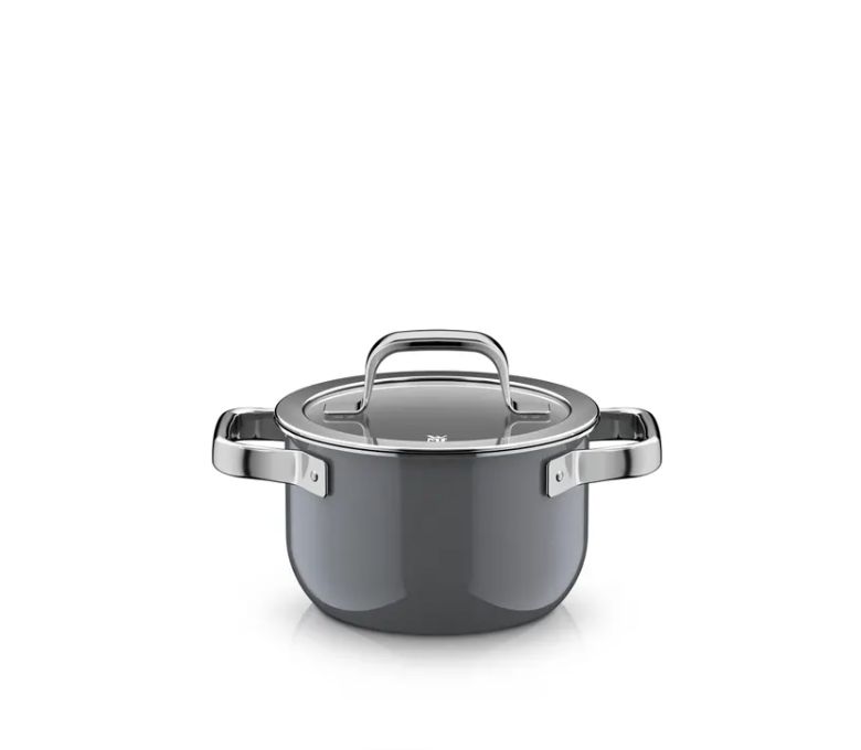 WMF フュージョンテック ミネラルプロ スープポット (蓋付き、16cm、プラチナ)