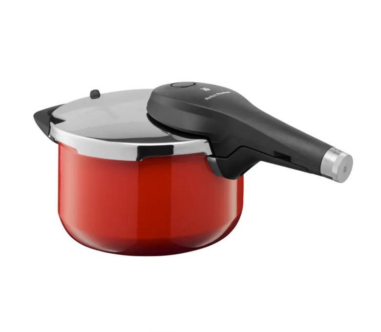 WMF フュージョンテック パーフェクトプレミアム ワンポット圧力鍋 (4.5L、レッド)