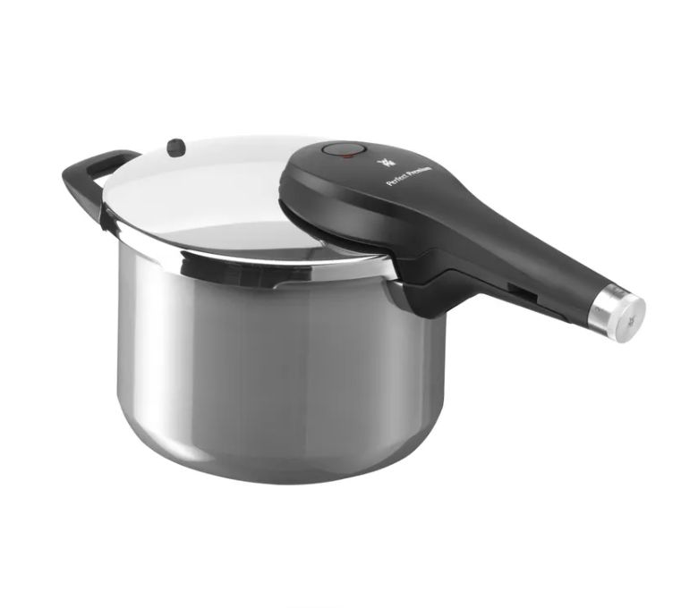 WMF フュージョンテック パーフェクトプレミアム ワンポット圧力鍋 (6.5L、プラチナ)