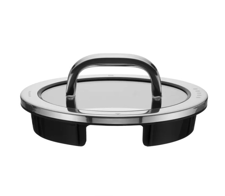 WMF ファンクション4 ガラス蓋 (16cm、ブラック)