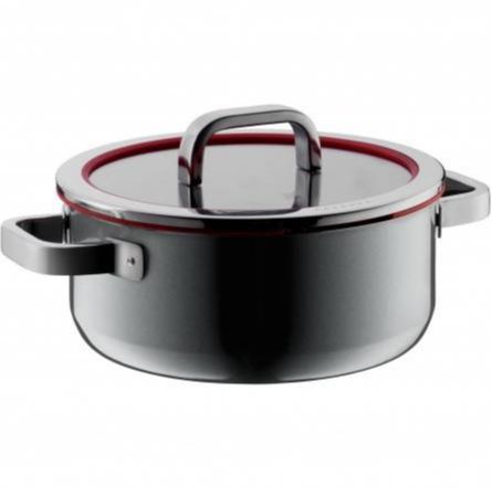 WMF フュージョンテック ファンクショナル ローキャセロール (プラチナム、24cm) 1個