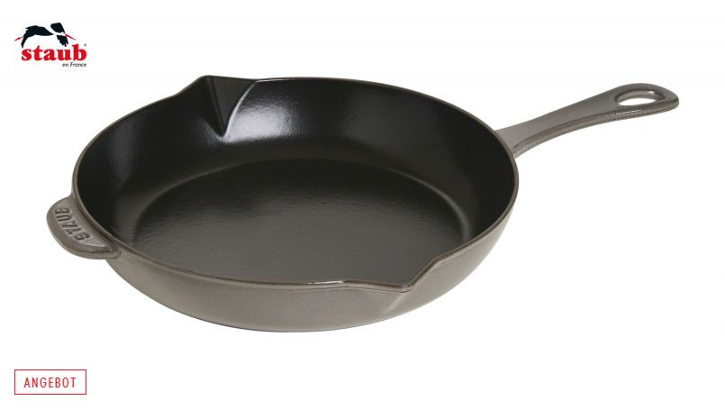 ストウブ(STAUB) フライパン 鋳鉄ハンドルフライパン グラファイトグレー