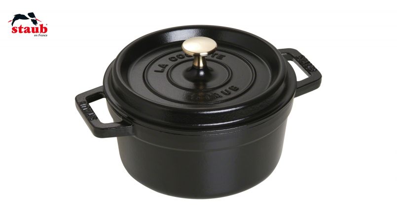STAUB ココット ココット (ラウンド、20 CM、ブラック) 1個