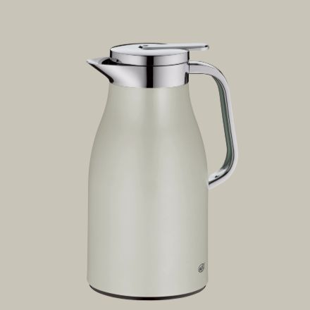 alfi アルフィ Skyline スカイライン 断熱ポット 1.00L、シルバーライニングマット (294)