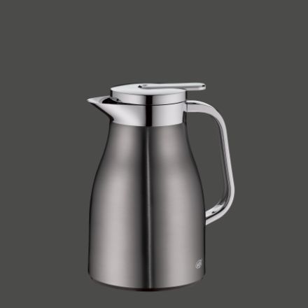 alfi アルフィ Skyline スカイライン 断熱ポット 0.65L、クールグレーマット (234)