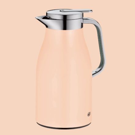 alfi アルフィ Skyline スカイライン 断熱ポット 1.00L、パステルアプリコットマット (392)