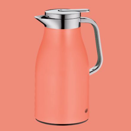 alfi アルフィ Skyline スカイライン 断熱ポット 1.00L、ディープアプリコットマット (393)