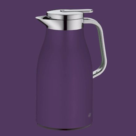 alfi アルフィ Skyline スカイライン 断熱ポット 1.00L、ディープラベンダーマット (384)