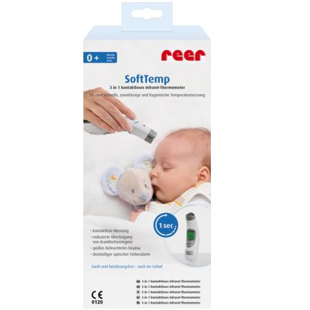 Reer 体温計 SoftTemp 3in1 非接触赤外線体温計 1個