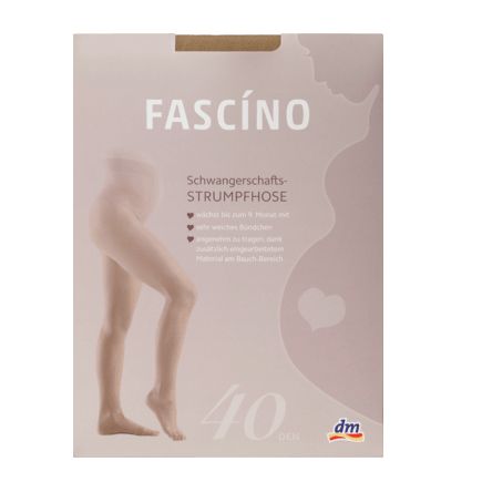 FASCINO 妊婦用ストッキング メイクアップ 40デニール サイズ46/48 1足
