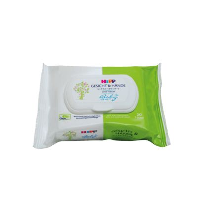 Hipp ベビーソフト ウェットティッシュ  顔・手用 20枚