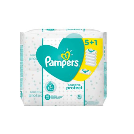 Pampers おしりふき 敏感肌用 52枚×6個(312個)