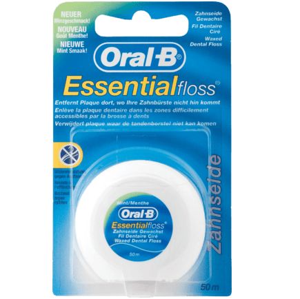 Oral-B デンタルフロス エッセンシャルフロス ミントワックス 50m