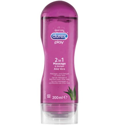 Durex デュレックス プレイ 2in1 マッサージ&潤滑剤 アロエベラ 200ml